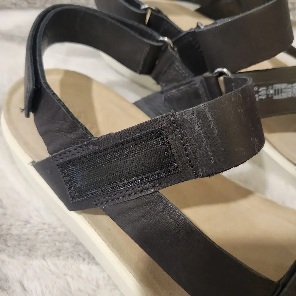 Ecco Corksphere strap sandals, size 41/10